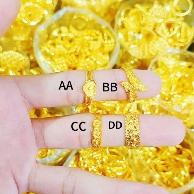 CINCIN DUBAI CINCIN DEWASA BAHAN KOIN ASLI TIDAK LUNTUR