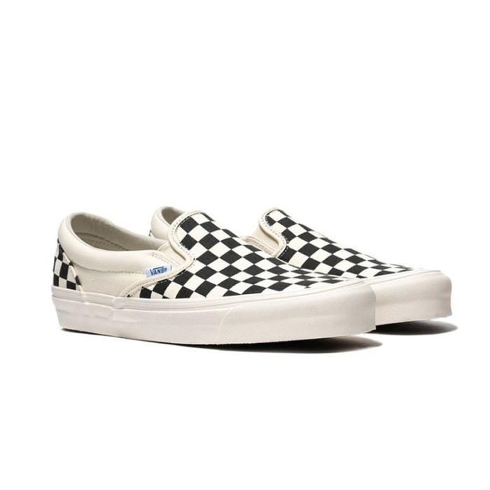 Vans OG Vault Slip On Chekerboard Black White 2016 ( 100% Original BNIB )