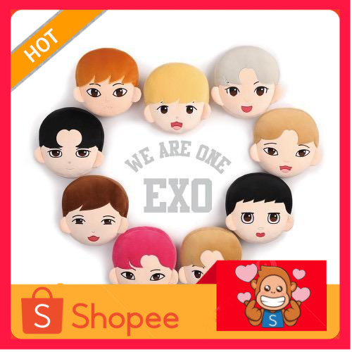 Bantal Korea Bantal Karakter EXO Kpop Lucu dan Imut