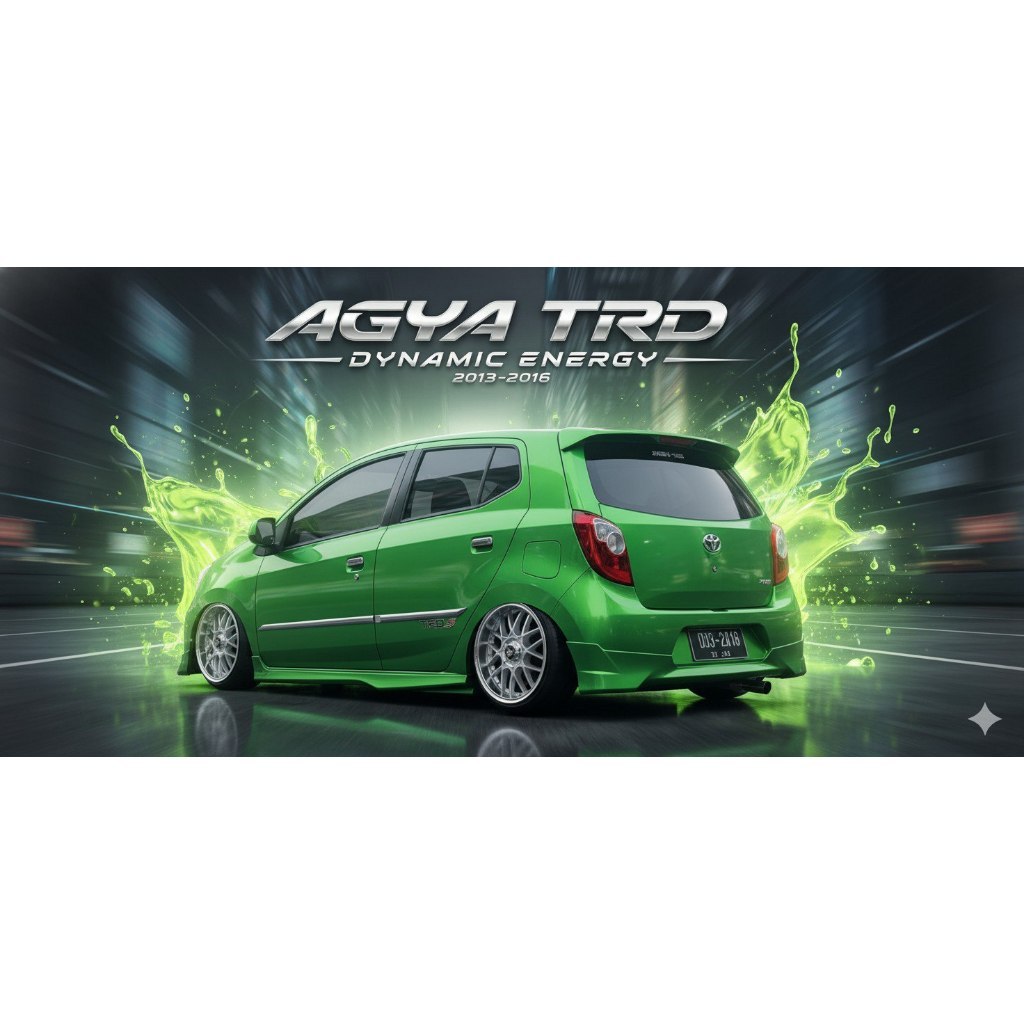 cicilan 0% BODYKIT AGYA TRD 2013-2016 BODIKIT AGYA BODY KIT AGYA TRD