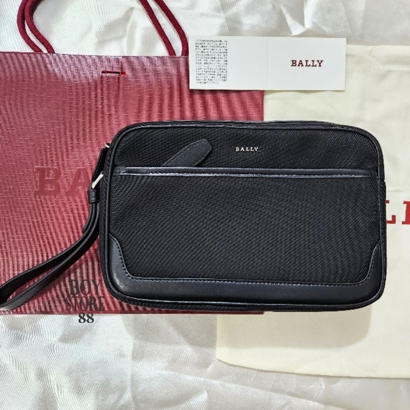 CLUTCH BALLY POUCH CALIROS BAG IN FULLBACK FOR MEN ORIGINAL