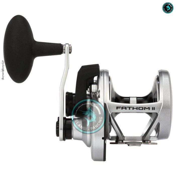 Pelangi Pancing Reel Pancing Penn Fathom II Lever Drag Handle Kiri Overhead Jigging Metal Body - PP