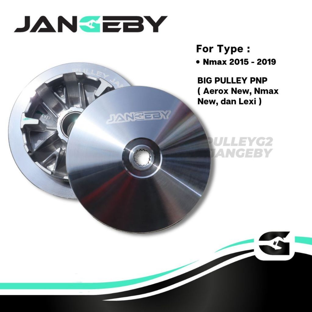 Pulley Custom Jangeby G2 Nmax 2DP Aerox BIG PULLEY Lexi All New Nmax