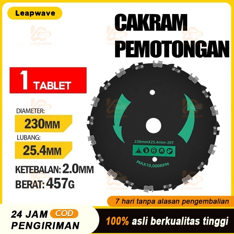 Bilah mesin pemotong rumput menebal bilah gergaji rantai melingkar baja mangan/Pedang Logam/ bilah g