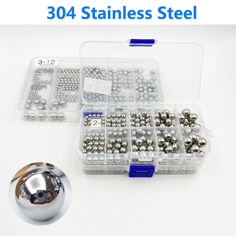 304 A2 70 Stainless Steel Ball a 2mm~12 mm Ammo Smooth Slide Solid Ball for Ball Bearings Steel Bead