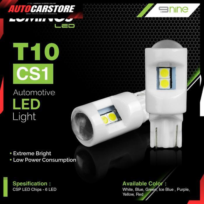 [ ACSports ] Led Luminos T10 Keramik NN-T10-3030-6 - Biru