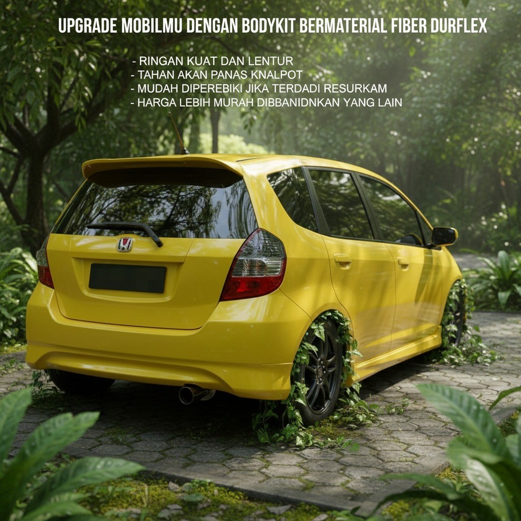 bodikit bemper jazz gd3 bumper jazz gd3 bomper jazz gd3 vtec 2003-2007