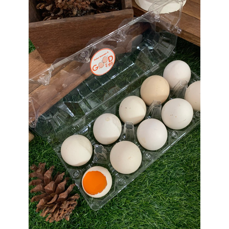 [10butir] - Telur Ayam Kampung Omega / Telur kampung omega - Goodegg
