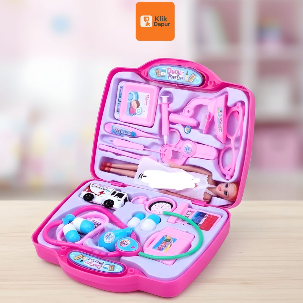 KLIKDAPUR - Mainan Anak Doctor Set Plus Koper Lucu Medical Center FH 227