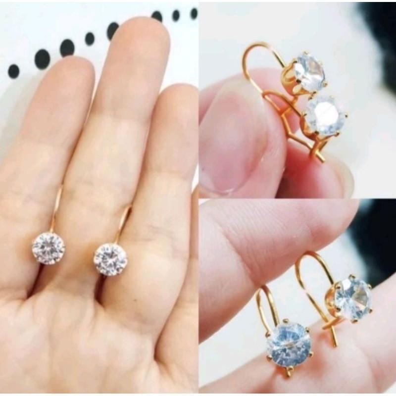 ANTING DESY TITANIUM MATA SATU ANTING WANITA DEWASA