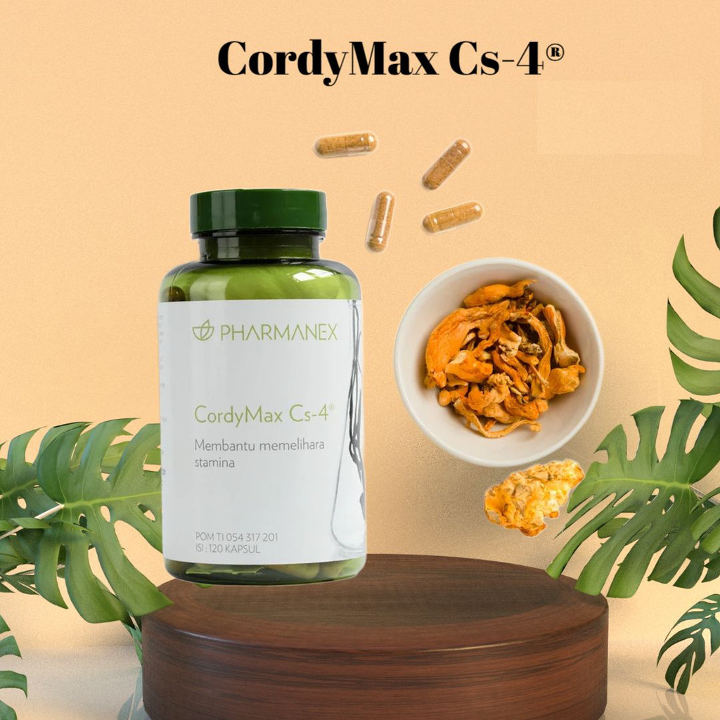 Suplemen Adaptogen CordyMax / untuk Vitalitas & Ketahanan Tubuh, Cocok untuk yang Ingin Tetap Bugar 