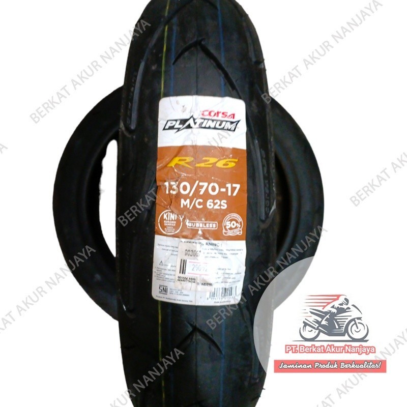 Corsa Platinum R26 130/70-17 Ban Motor Sport Tubeless