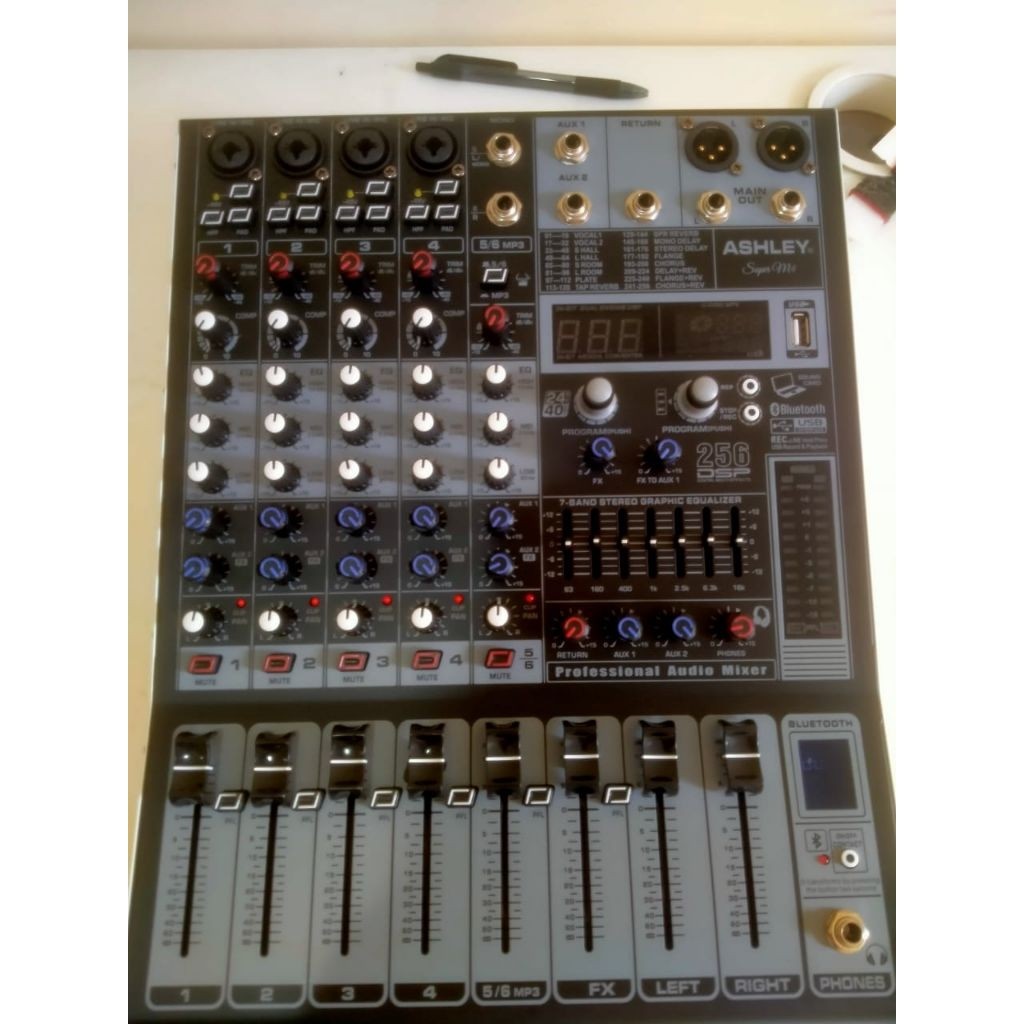 Ashley Super M4 Mixer 6 Chanel Full Metal Body