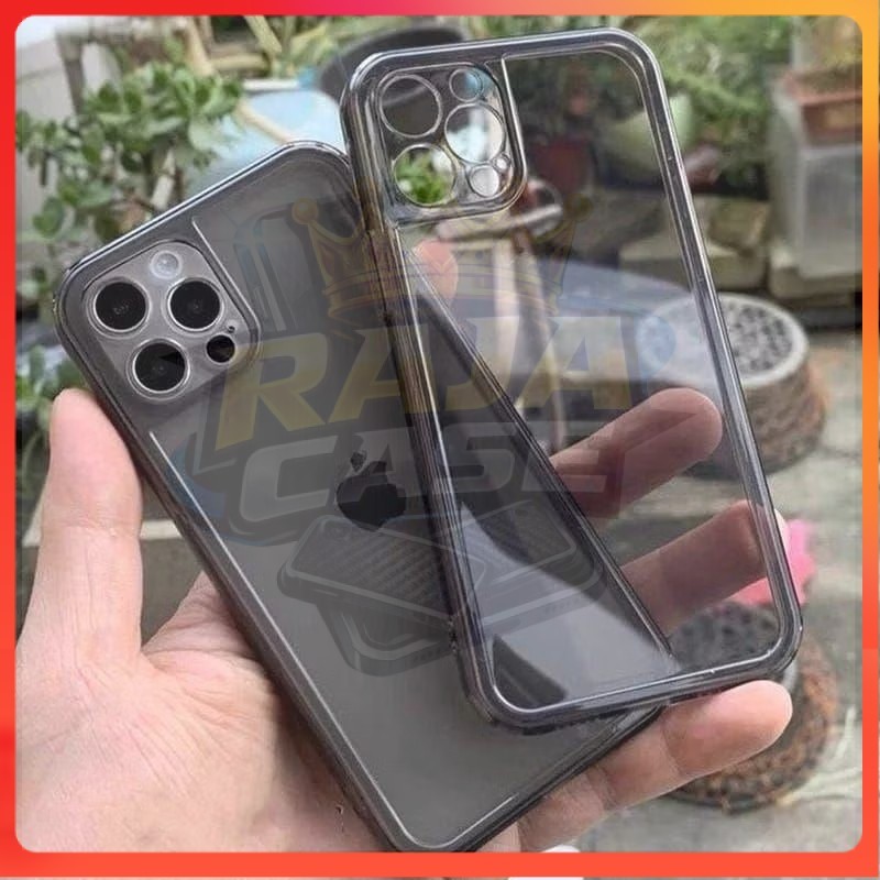 RC CASE CLEAR BLACK IPHONE X/IP XS/IP XR /IP 11/IP 12/IP 12 PRO/IP 13/IP 13 PRO/IP 14/IP 14 PRO/IP 1