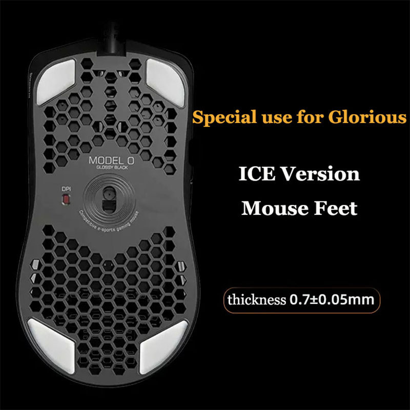 Esports Tiger Gaming Mouse Skates ICE version Mouse Feet For Glorious Model O /O Wireless Mouse