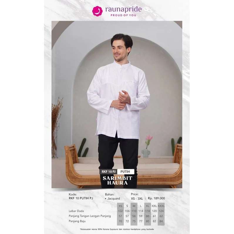 RAUNA KOKO DEWASA RKF 10 PUTIH PJ