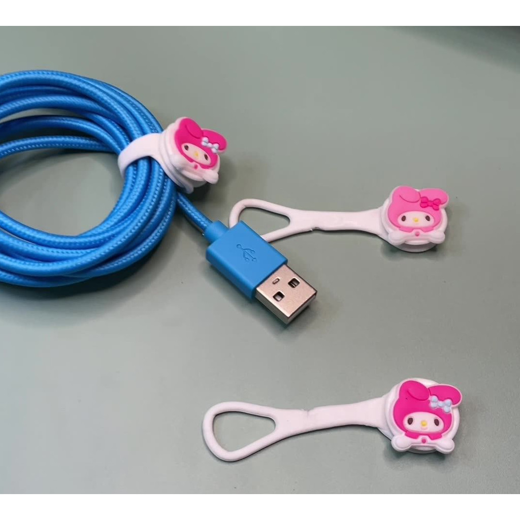 CharmTie Pengikat Kabel Karakter Kucing Untuk Charger Dan Earphone Ukuran Mini
