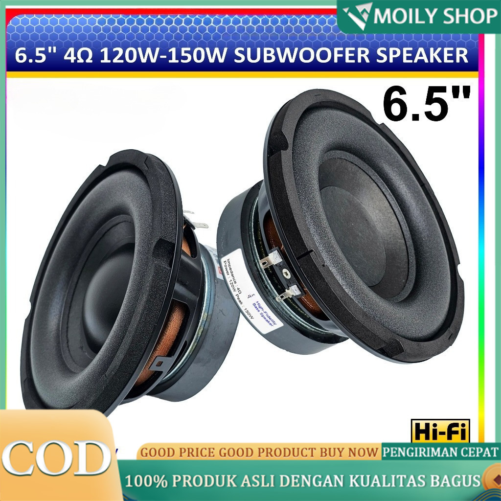 Speaker 6.5 inch Subwoofer 150W 4 ohm 6.5" Hifi Speker Woofer LM-6527 6528/Speaker 5.25" inch Subwoo