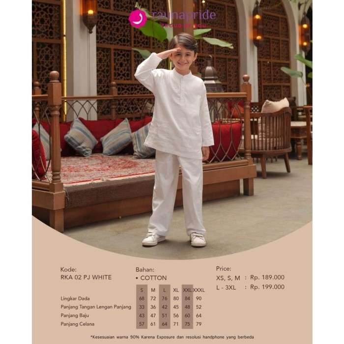 RAUNA KOKO ANAK RKA 02 WHITE PJ