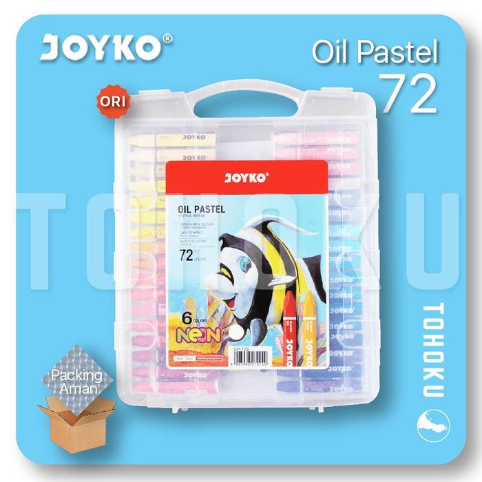 Crayon 72 Warna - Krayon Joyko Titi Oil Pastel 72 Warna  Original