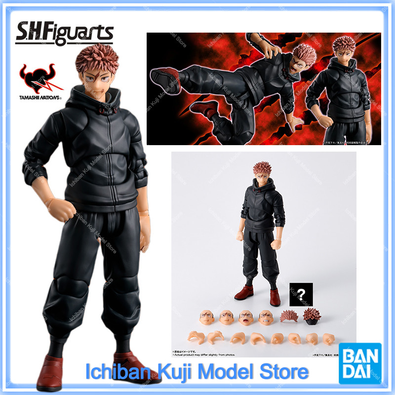 100%Original Bandai Jujutsu Kaisen S.H.Figuarts SHF Yuji Itadori Sukuna's Vessel Action Figure Gifts