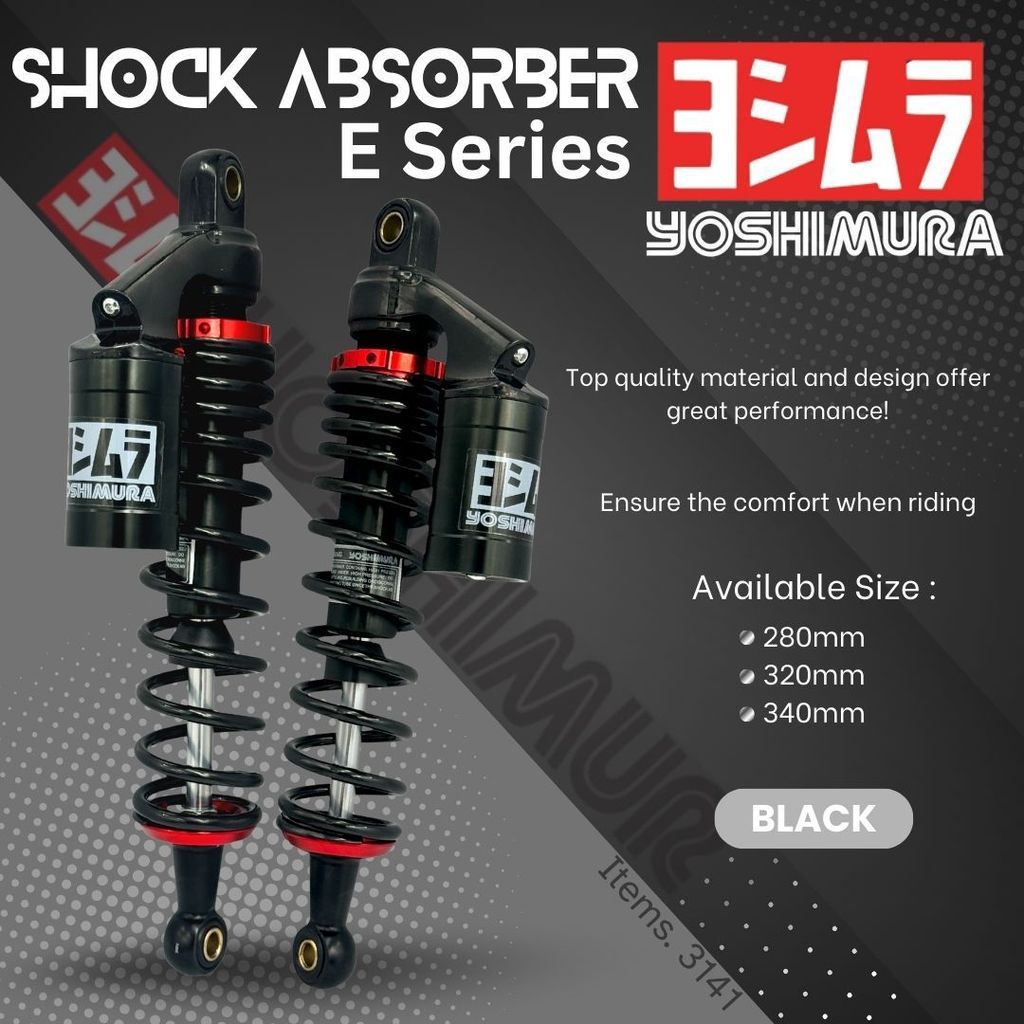 Tabung Shock YOSHIMURA E Series Shock belakang Bebek Ukuran 280 320 340mm
