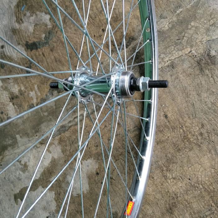 Velg Wheelset Sepeda 24/26 Besi - VELG 24 DEPAN