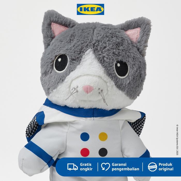 IKEA AFTONSPARV Boneka Astronot Kucing 28 cm Mainan Anak
