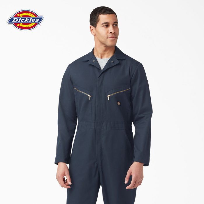 DICKIES - Long Sleeve Zipper Pocket Coverall, Dark Navy