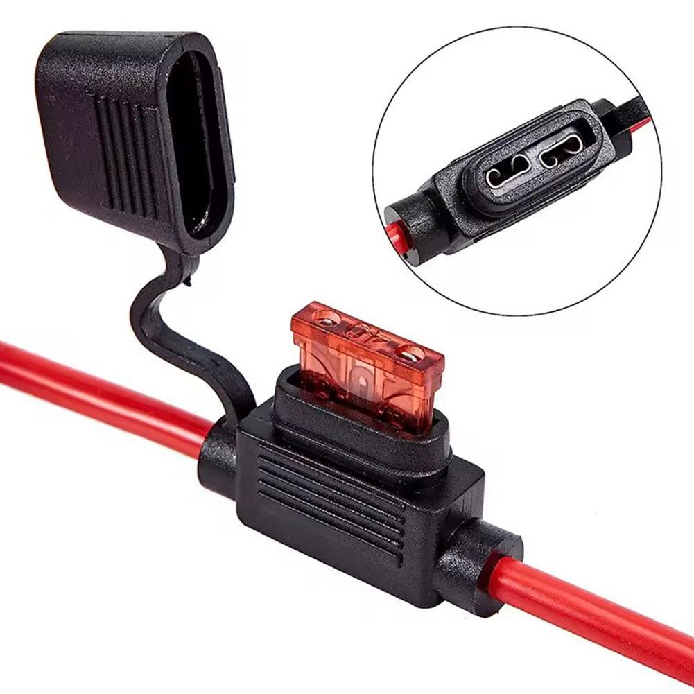 Medium Blade Waterproof Auto Fuse Holder For Automobile Motorcycle Car Blade Fuse Fuse Insert