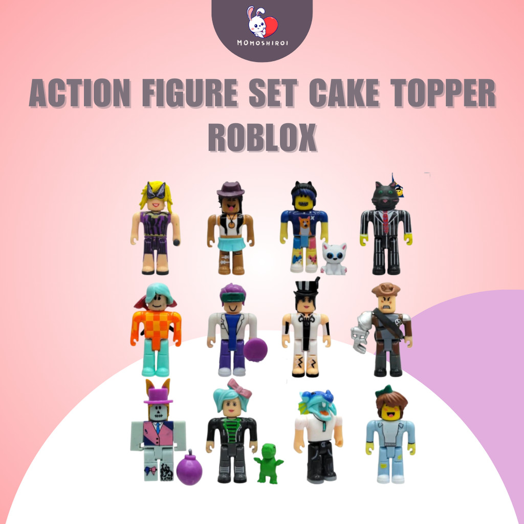 Mainan Roblox Figure Set Figur Cake Topper Roblox murah 12pcs roblox party