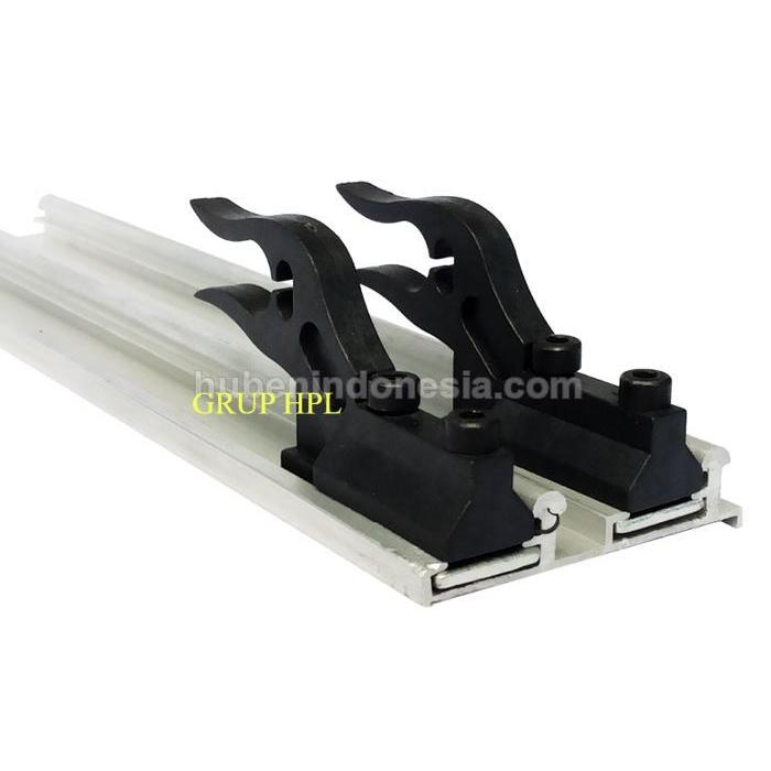 HUBEN YIMING - REL (2 Meter) Lemari Sliding Gantung Baju Pakaian