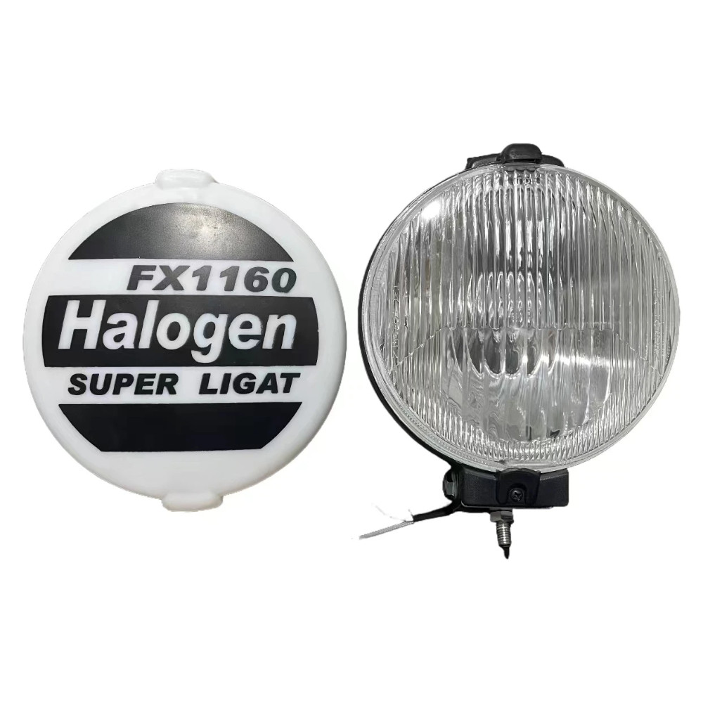 6 Inch FX1160 Halogen Spotlight 12V 55W Truck Sport Round Light Work Light Fog Lamp Headlight Glass 