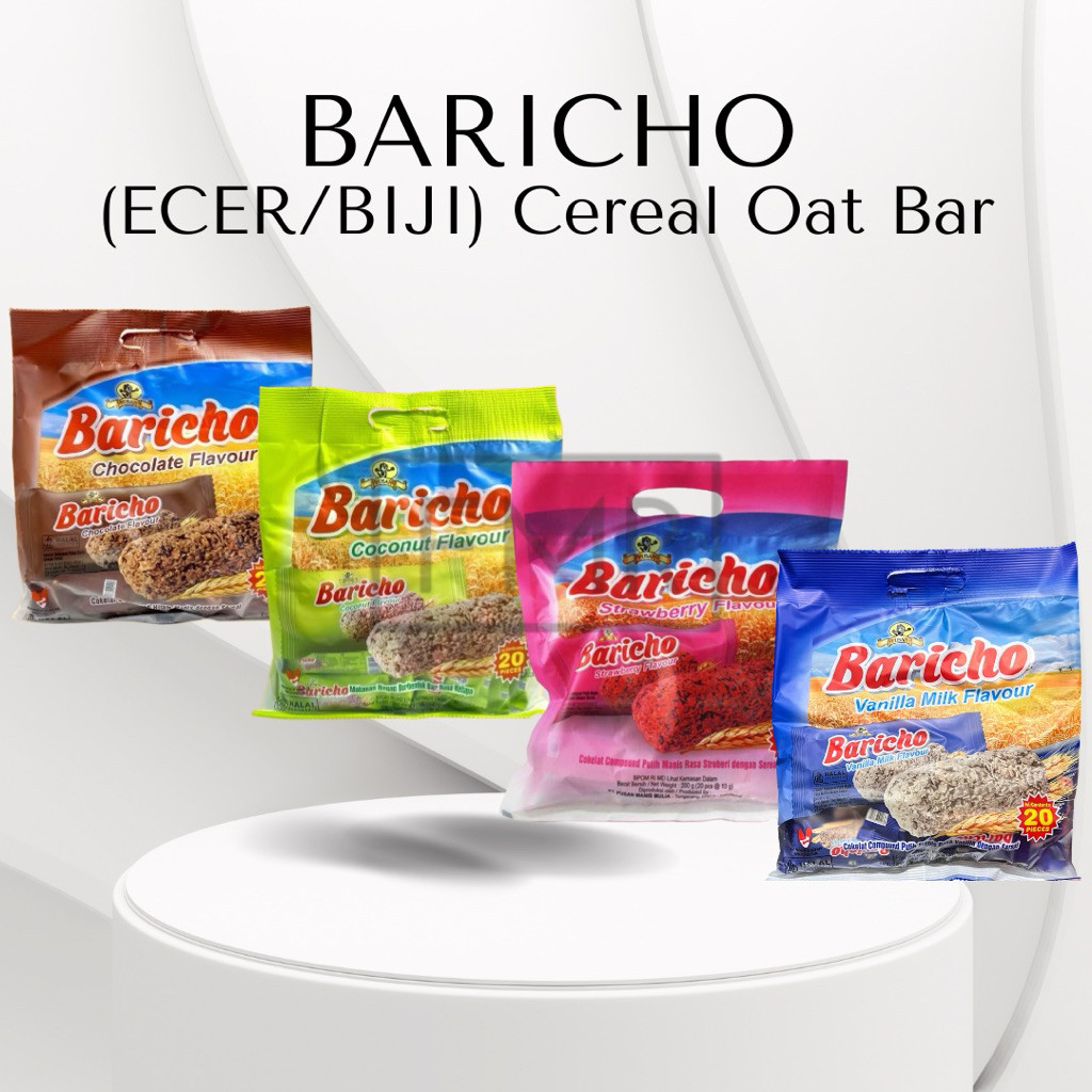 vry - (ECER/BIJI) Baricho Cereal Oat Bar / Sereal Oat Bar / Sereal Bar / Bar Sereal / Sereal / Cerea