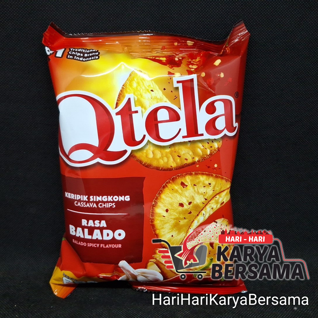 SNACK QTELA SINGKONG RASA BALADO 60GR