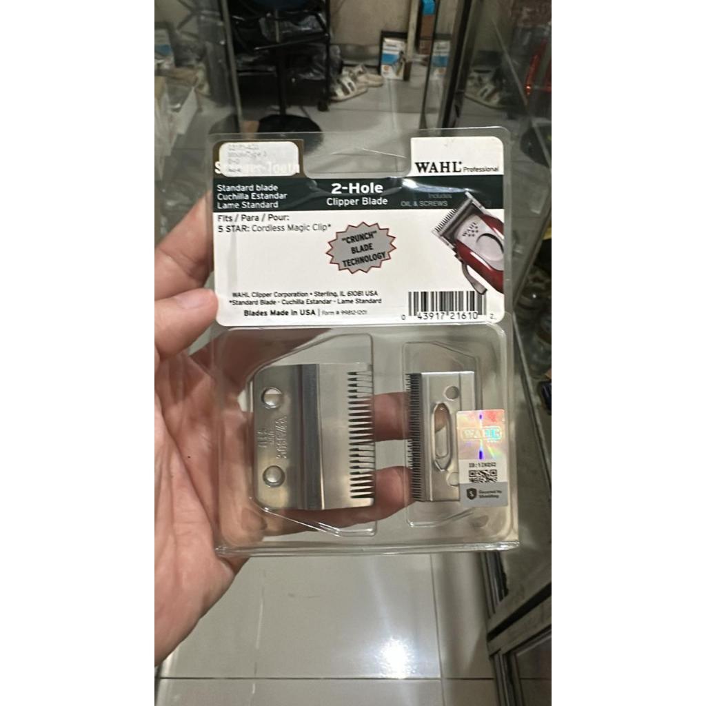(PT Luxasia) MATA PISAU WAHL MAGIC CLIP CORDLESS ORI USA / WAHL BLADE MAGIC CLIP - Tanpa Kabel (Mera