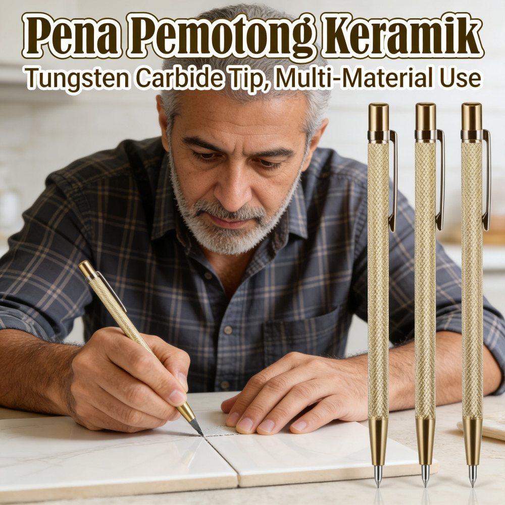 Keramik Pena Pemotong – Scribe Alat Pena Ukir Pena Pen | Pena Garis Tajam Kaca, Keramik, dan Batu | 