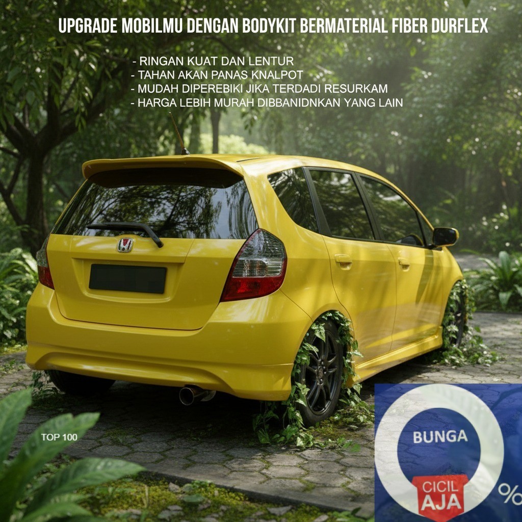 cicilan 0% bemper jazz gd3 bumper jazz gd3 bomper jazz gd3 vtec 2003-2007