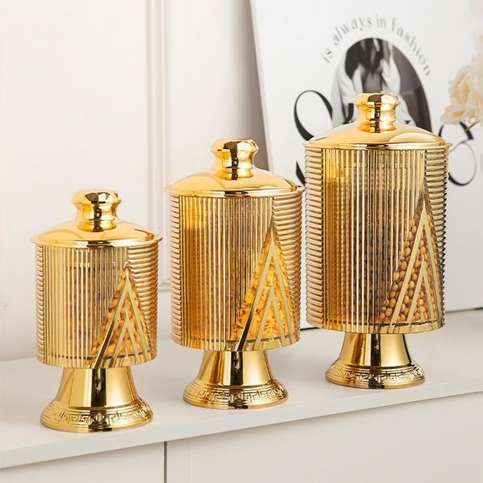 3pcs/set Toples Lebaran Toples Snack Toples Lebaran Aesthetic Toples Kedap Udara Toples Lebaran Mewa