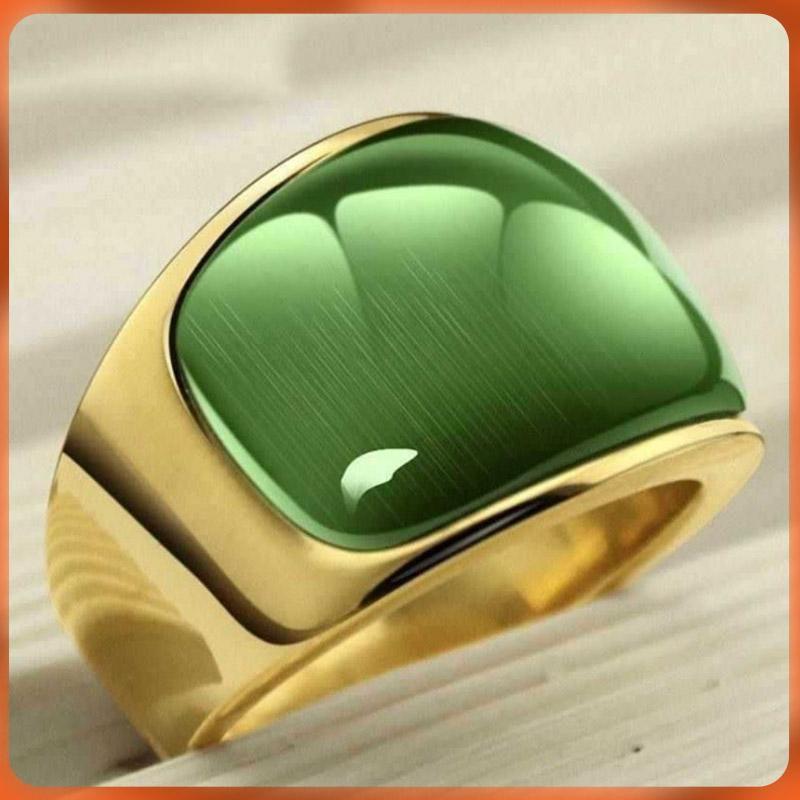 cincin pria Cincin stainless steel pria cincin emas cincin mata kucing wanita kalung titanium anti k