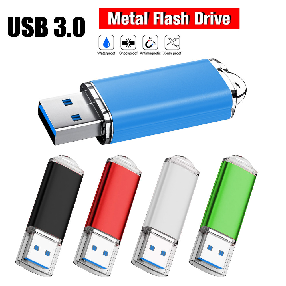 1pcs Promotion Metal Usb Flash Drive Usb 30 High Speed Pen Drive 128GB 64GB USB Stick 30 32GB 16GB 8