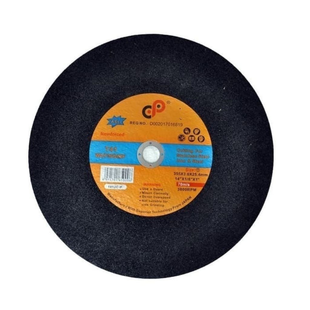 Batu potong 14 inch / CP Cutting wheel 14 inch Japan Quality / mata cutting 14" / batu potong besi /