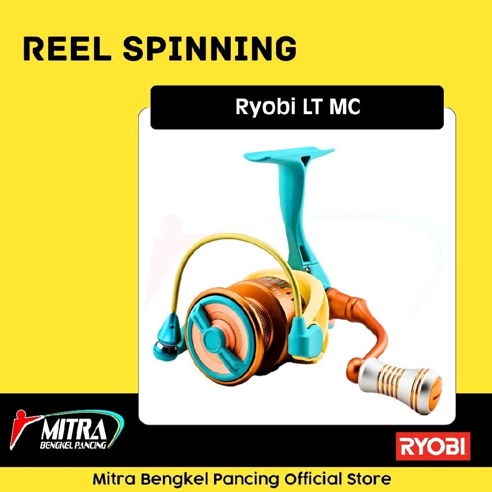 Reel Ryobi Zauber LT MC 1000 - 4000 Reel Spinning Alat Pancing Original