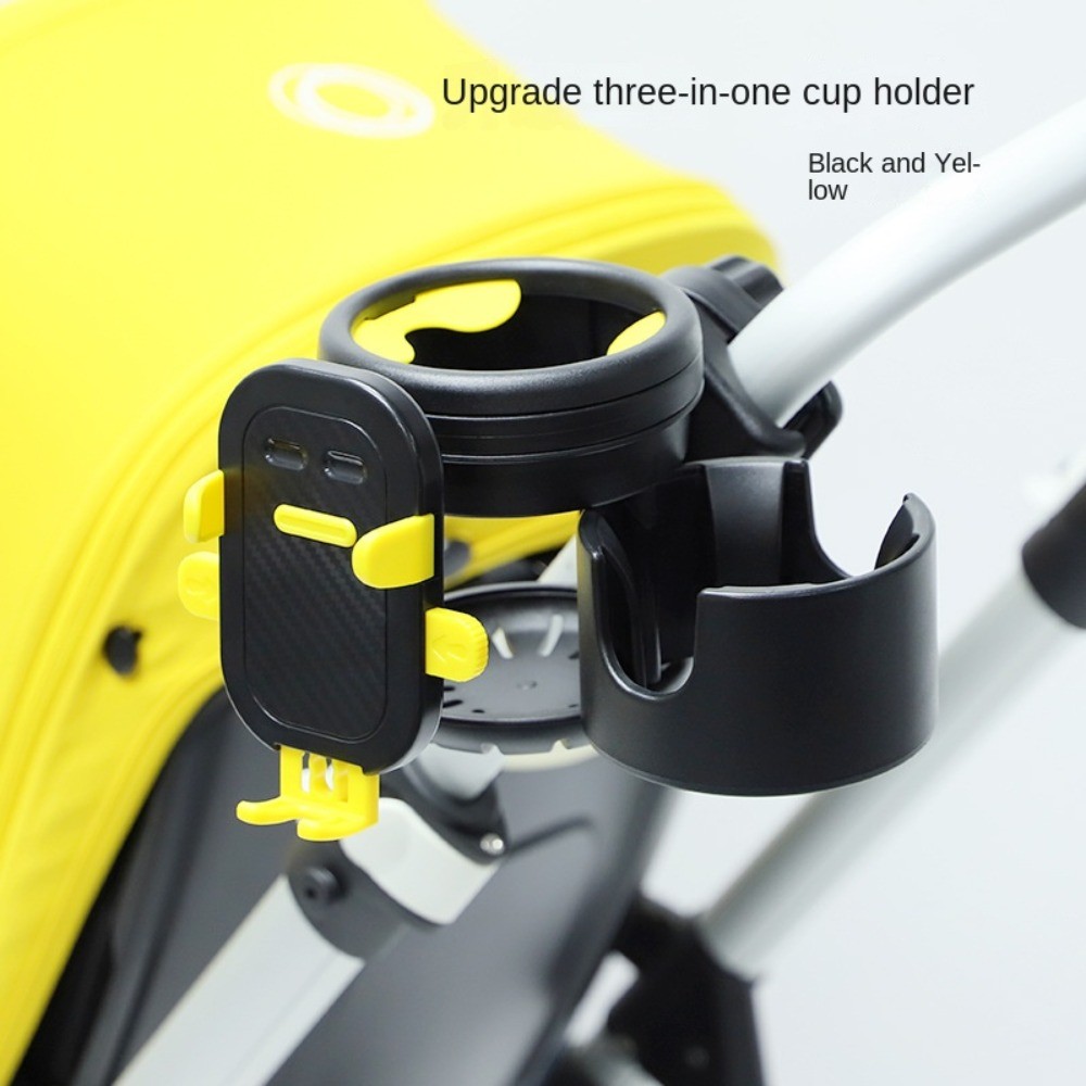 Clamp 360° Rotating Bike Cup Holder Baby Stroller Accessories Mobile Phone Holder Buggy Bottle Holde