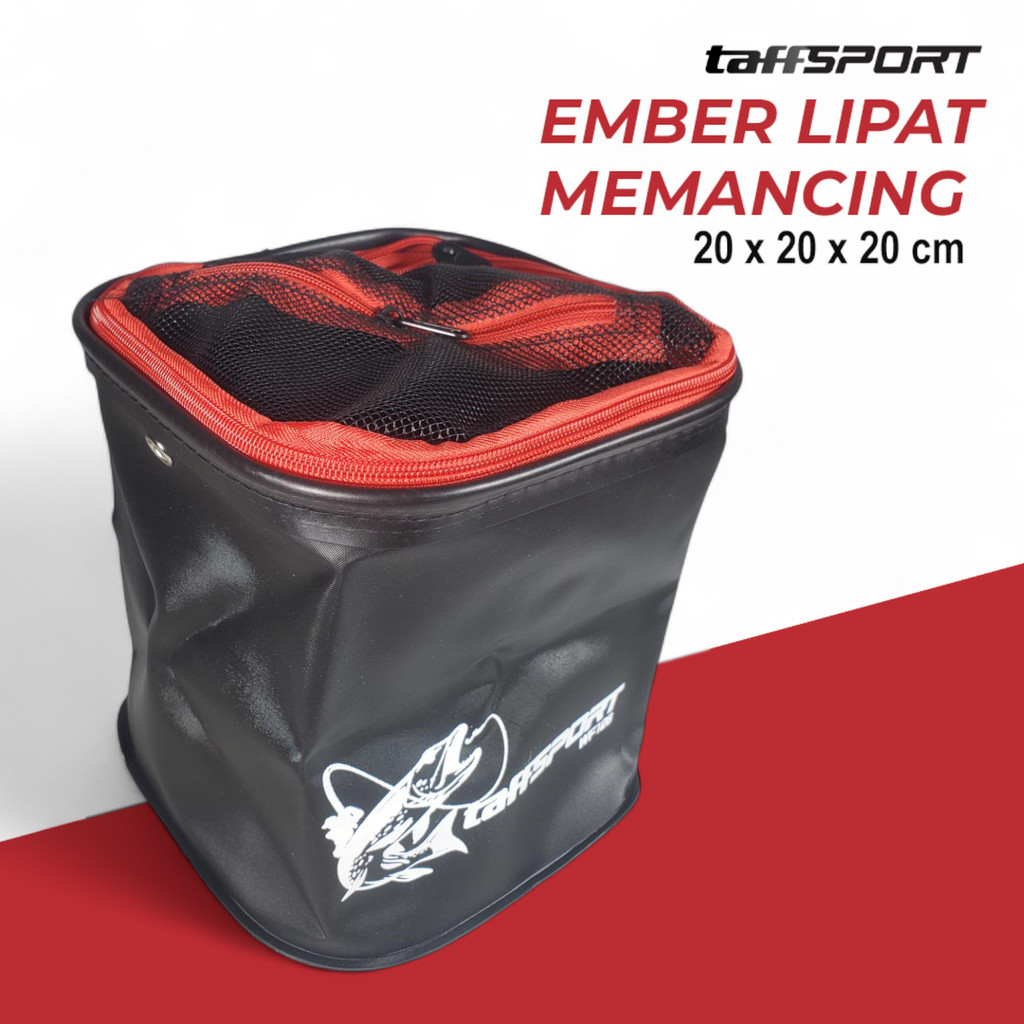 Ember Lipat Mancing Ikan Folding Model Rope - Ember Mancing Outdoor Praktis - Ember Mancing Lipat Fo