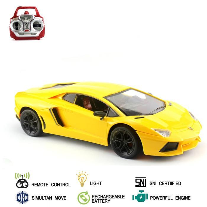 Mainan Mobil Remot Kontrol RC Sedan Balap Super Sport RCNB - Kuning by Allshopibamz