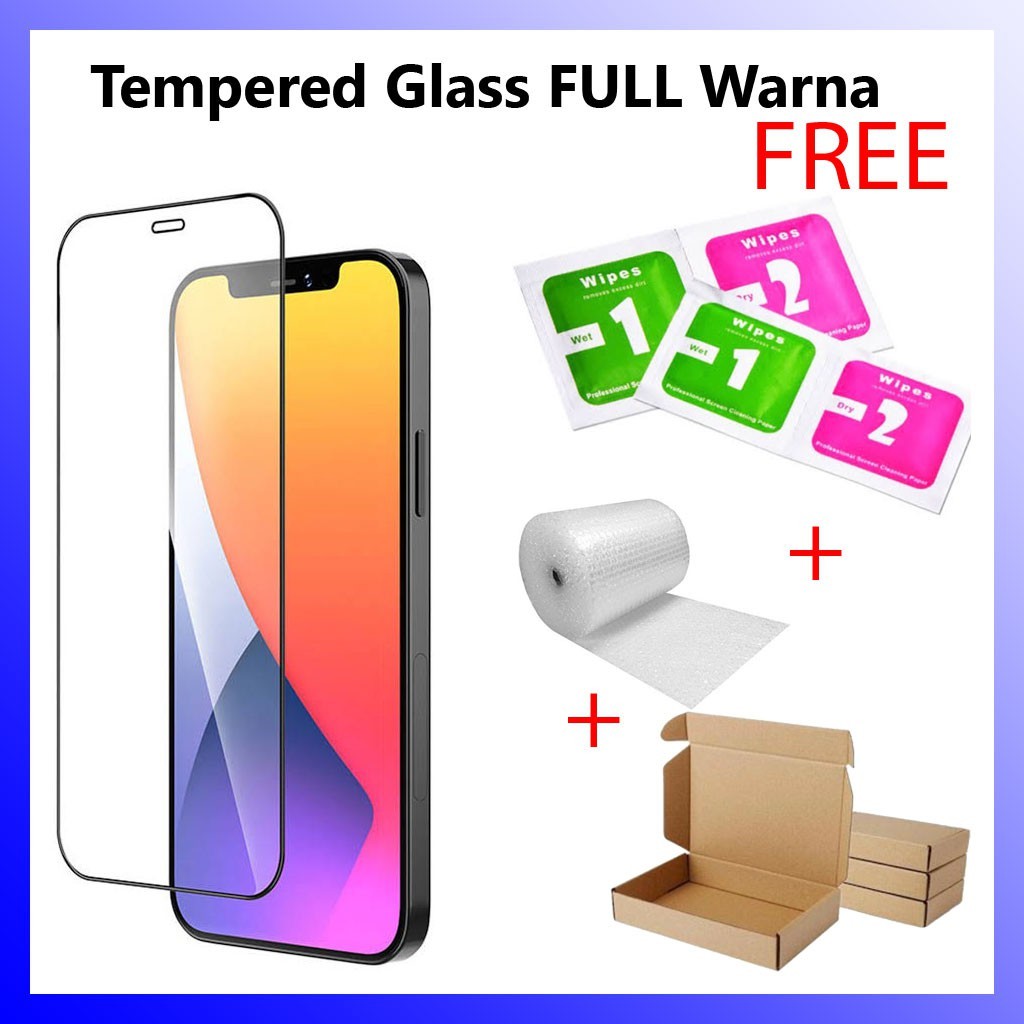 5D TG FULL Tempered Glass Warna  Vivo Y01 Y02 Y03 Y04 Y1s Y11 Y12 Y12S Y15 Y15S Y16 Y17 Y17s Y18 Y19