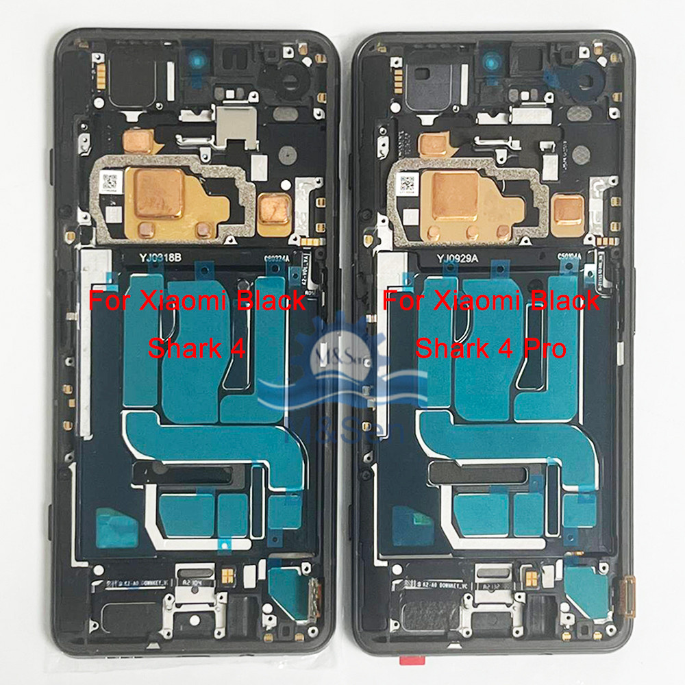 6.67 Original For Xiaomi Black Shark 4 Shark 5 PRS-H0 LCD splay +Tou Screen gitizer Frame For BlackS