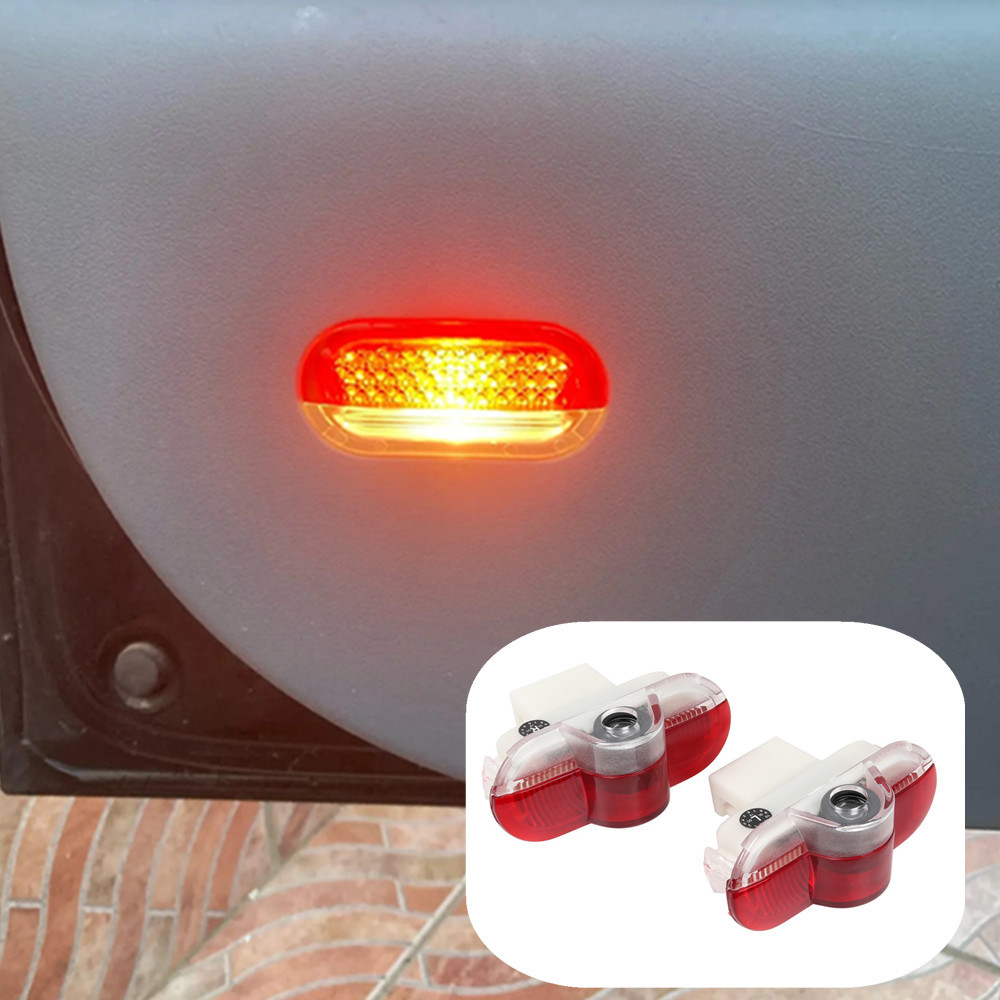 Lampu Proyektor Pintu Mobil LED Ghost Shadow Welcome Light Aksesoris Untuk VW Golf 3 4 Beetle Jetta 