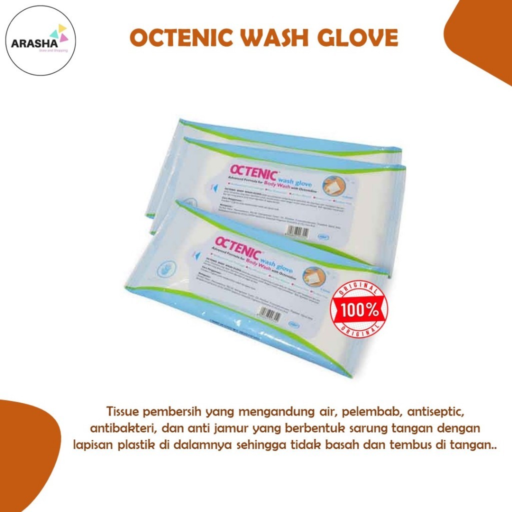OCTENIC WASH GLOVE / WASH LAP octenic body wash glove